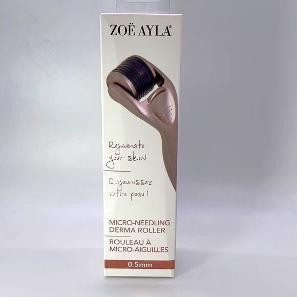 NIB ZOE AYLA Micro Needler Derma Roller- Rose Gold - Picture 5 of 7
